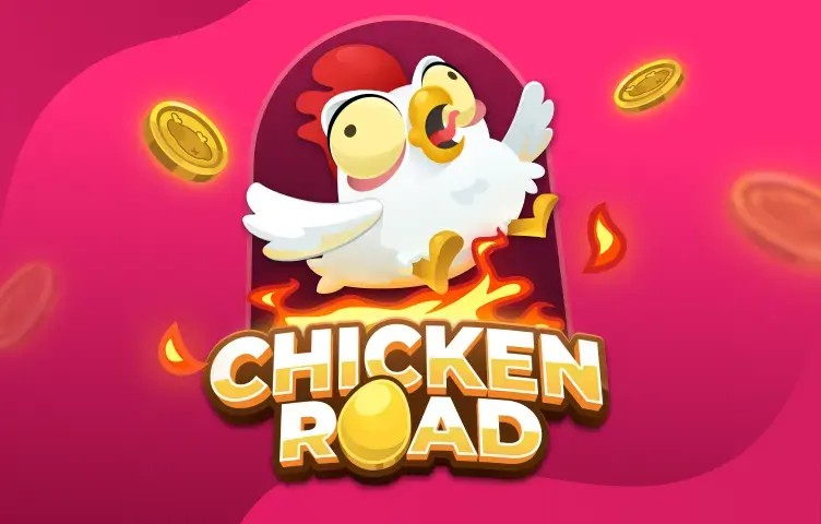 Chicken Road game by InOut – logo hosted on Vegas Hero Casino