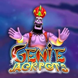 Genie Jackpots casino game by Blueprint Gaming – featured logo at Vegas Hero Casino