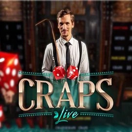Live Craps logo – Live Casino by Evolution at Vegas Hero Casino