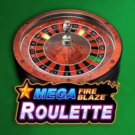 Mega Fire Blaze Roulette slot logo by Playtech at Vegas Hero Casino
