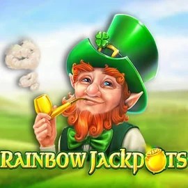 Jackpots logo of Rainbow Jackpots from Red Tiger Gaming at Vegas Hero Casino