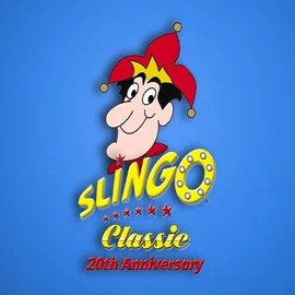 Slingo Classic 20th Anniversary casino game by Slingo – featured logo at Vegas Hero Casino