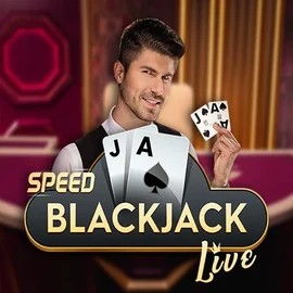 Speed Blackjack logo by Pragmatic Play at Vegas Hero Casino