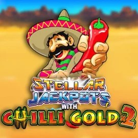 Stellar Jackpots with Chilli Gold x2 logo – Jackpots by Lightning Box Game at Vegas Hero Casino