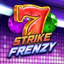 Slots logo of Strike Frenzy from Pragmatic Play at Vegas Hero Casino